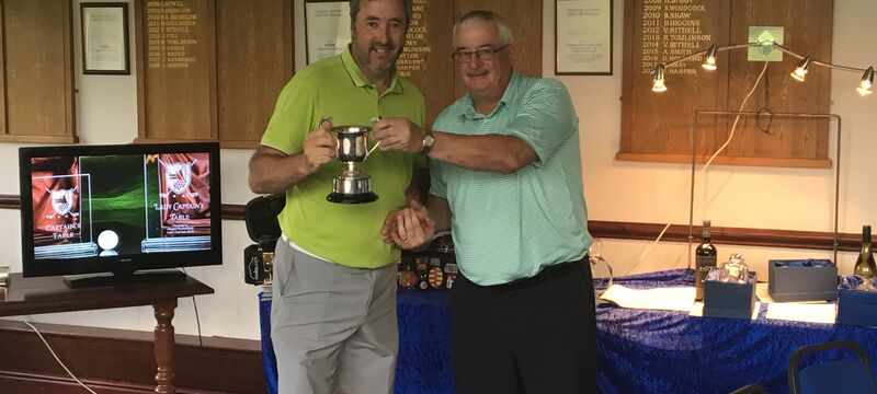 Mark Rabone wins the Captains Prize for the Second year running. Gross 67